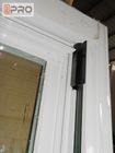 Powder Coated Single Hung Window Custom Lift Up Hurricane Impact French Windows