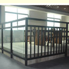 Custom Length 6063 Aluminium Balustrade Balcony Glass Handrails