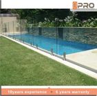 Glass swimming Pool Fence Spigots 0.3mm frameless Aluminum Balustrade