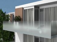Indoor Outdoor 10mm Thick Frameless Glass Balcony Aluminum Balustrade