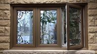 Custom Aluminum French Tempered Casement Glass Windows