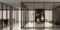 Aluminium Frosted Glass Office Partition Board Etched Glass Office Partition