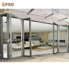 ISO Exterior Bi Sliding Glass Patio 2.0mm Aluminum Folding Doors