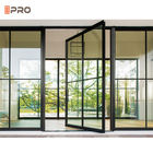 Modern Exterior Entry Swing Open T5 Aluminum Pivot Doors