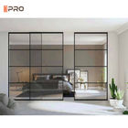 Powder Coated Interior Bedroom Aluminium Sliding Glass Door Plexiglass