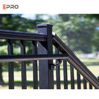 Black Outdoor Aluminum Balustrade Exterior Handrails SONCAP standard