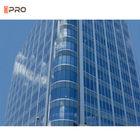 Profile Aluminium Heatproof Industrial Glass Curtain Wall ISO9001 standard
