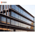 heatproof Extrusion Aluminum Curtainwall Systems exterior Office Building Wall