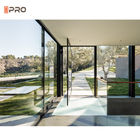 Swing Open Aluminum Pivot Glass Door 360 Degrees European Style