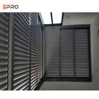 Shade Automatic 38mm outdoor aluminium plantation shutters Horizontal Opening Pattern '