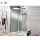 Transparent Installing Internal Bi Fold Bathroom Door Double Frosted Glass