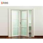 Soundproofing Temper Aluminum Walk In Bi Fold Bathroom Door Fog Sliding Glass