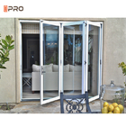 Sound Insulation Steel Bifold Aluminium Doors For Residential