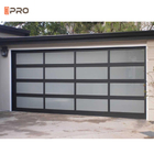 Overhead Aluminum Garage Door Heavy Duty Double Car Steel Sectional Single Skin Flexible Door