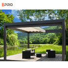 Villa Modern Aluminum Pergola Retractable Garden Waterproof Pergola Covers