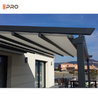 Large Retractable Customized Sunshade Pergola Commercial Outdoor  Solar  Roof Pergola