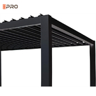Free Standing Aluminum Waterproof Pergola Wall Motorized Biocoimatic Gazebo Sunshade