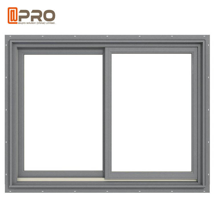 Residential Aluminum Sliding Glass Windows / Sliding House Windows