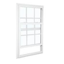 Customized Color Aluminium Single Hung Window With Glass Type American Hardware