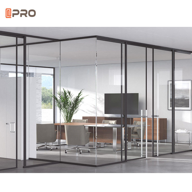 Modern Sliding Office Glass Partitions Room Wall Panel Divider