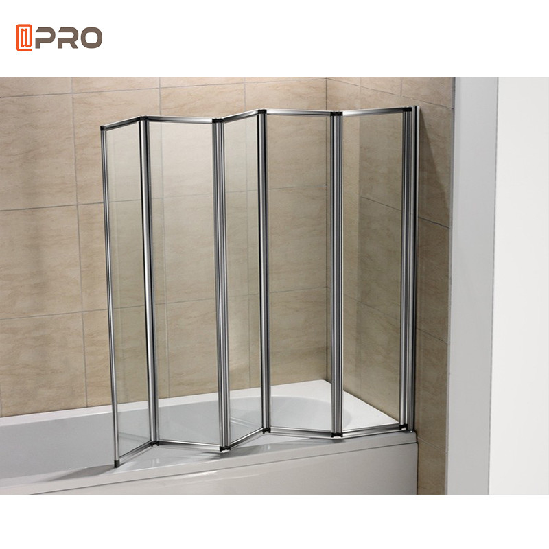 Soundproofing Temper Aluminum Walk In Bi Fold Bathroom Door Fog Sliding Glass