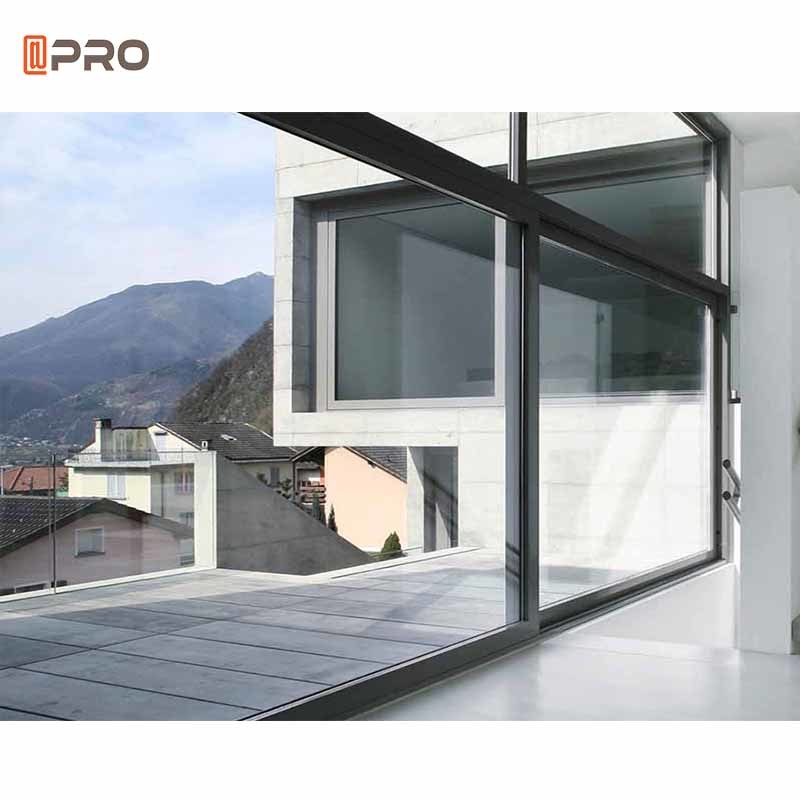 Bronze Color Double Glazed Sliding Window Waterproof Aluminum Or PVC