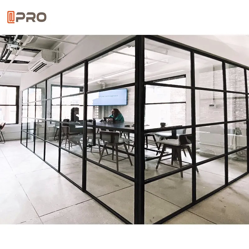 Movable Soundproof Modern Office Partitions Panels 108mm Fireproof