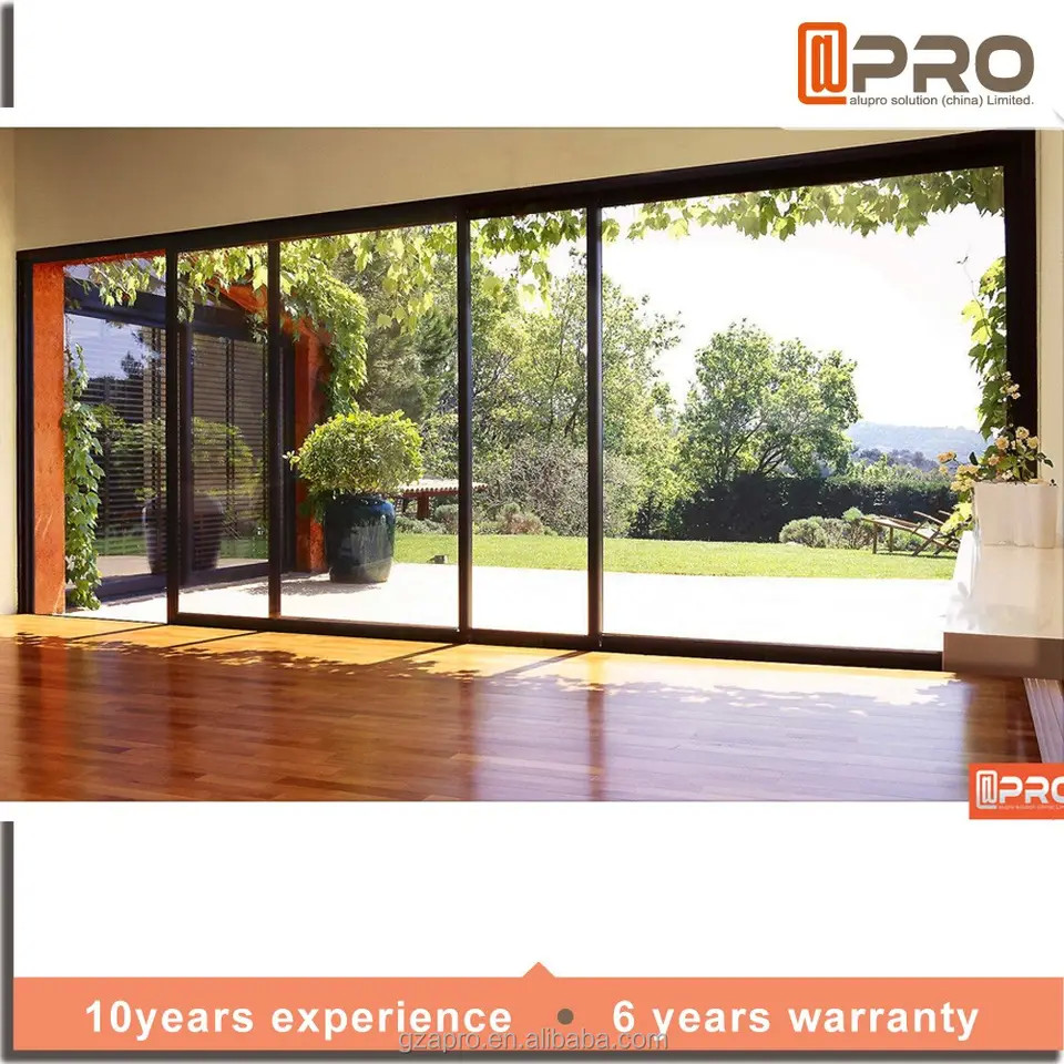 Single Panel Residential Automatic Sliding Door Comfortable Aluminum
