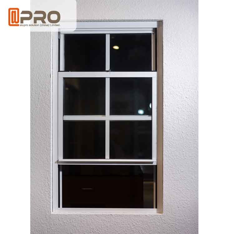 UV Protection Aluminum Sash Windows ISO Certification With Flexibility