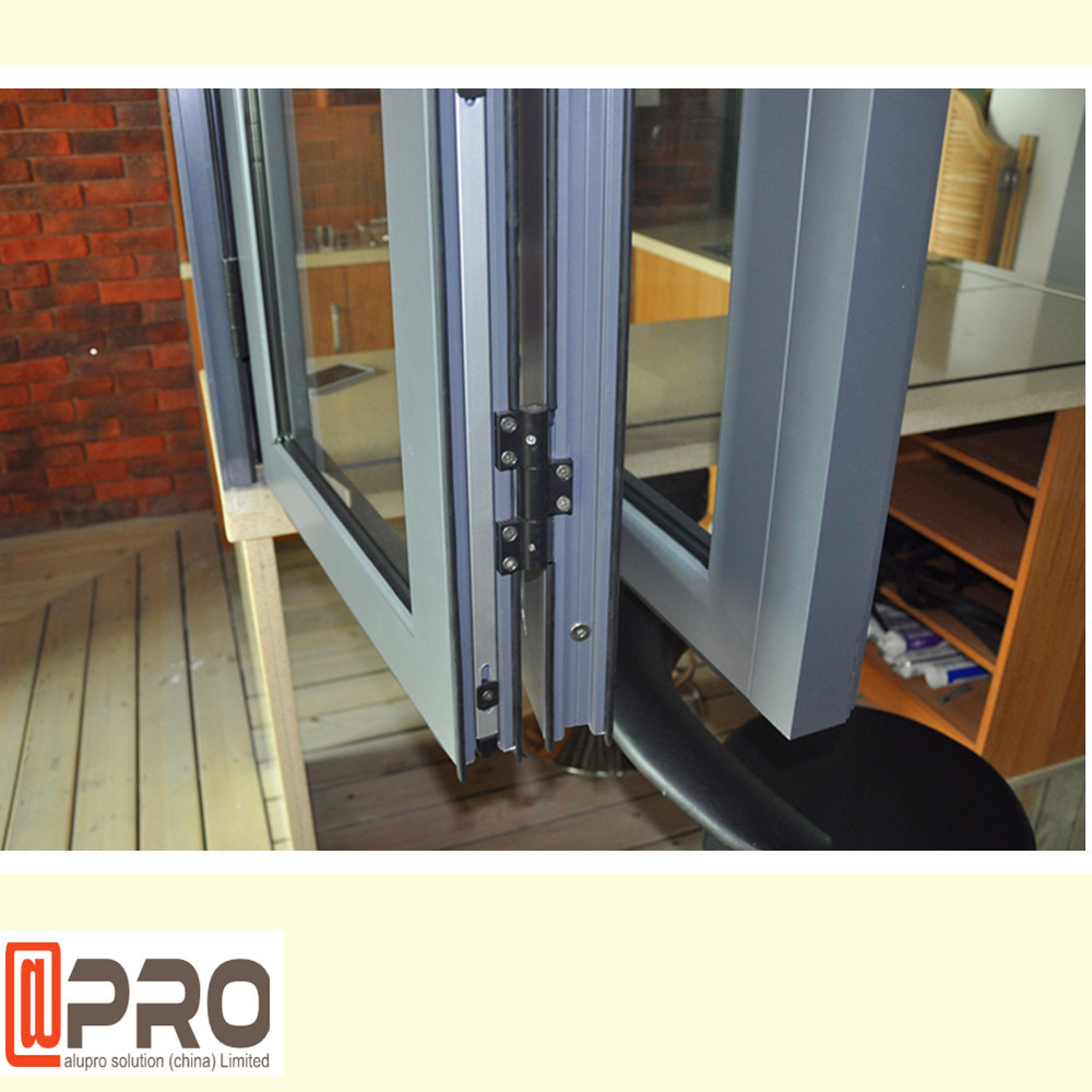 Soundproof Aluminum Bifold Windows With Retractable Or ...