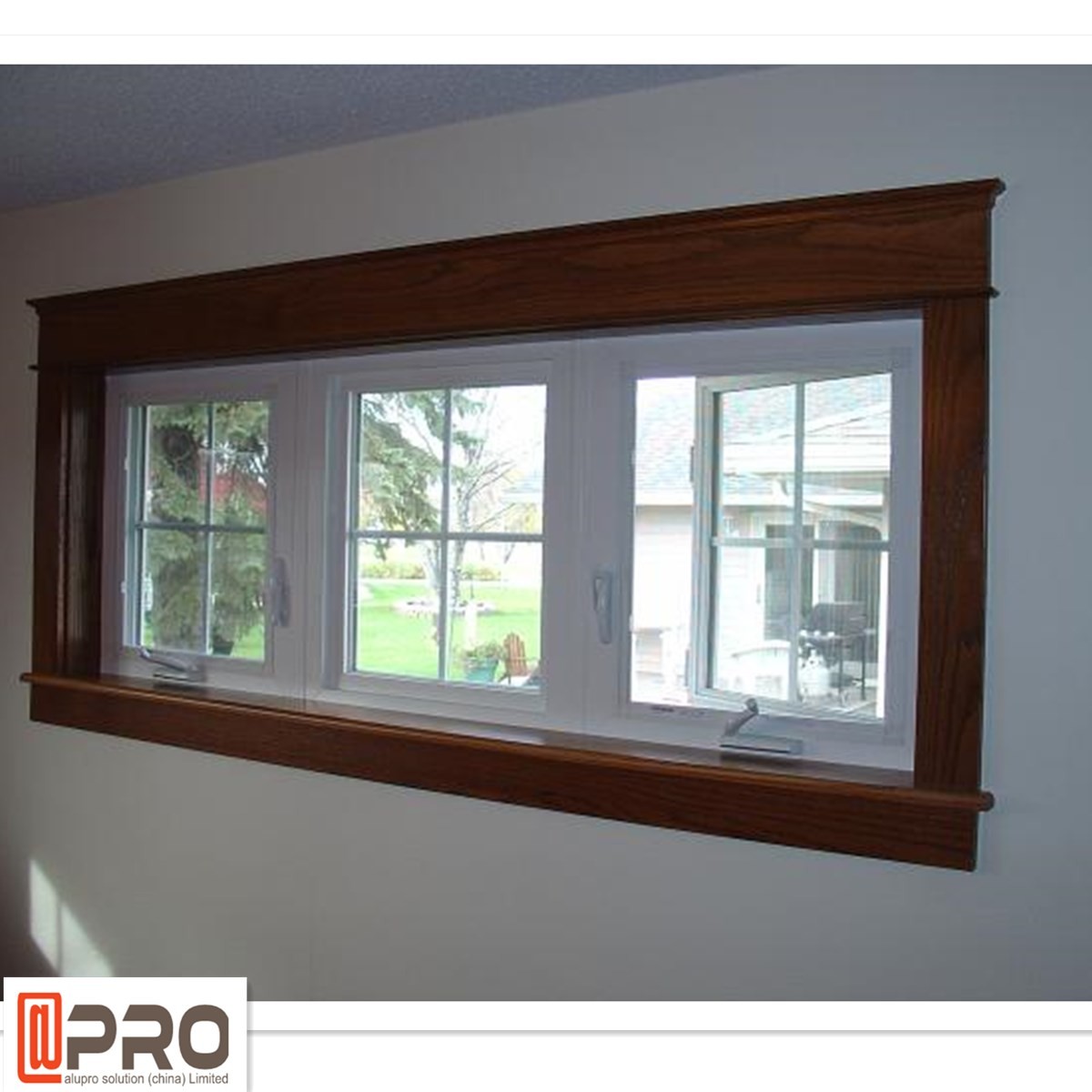 Modern Custom Horizontal Casement Storm Windows / Aluminium House ...