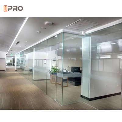 Customized Glass Wall Partition Panel Material Removable Folding Office Partition Walls