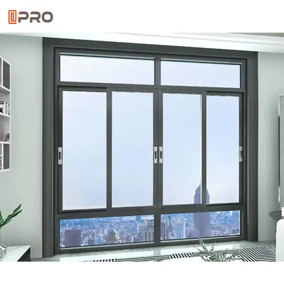 Aluminum Anti Theft Double Glass Tilt And Turn Window Sound Proof For Residential
