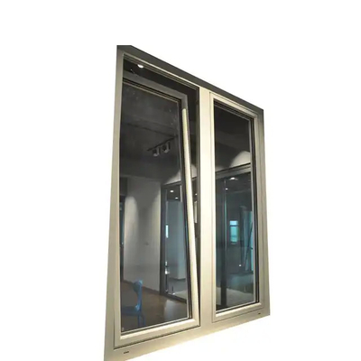 European Style Tilt And Turn Aluminum Windows With Frame Jalousie Double Glazed