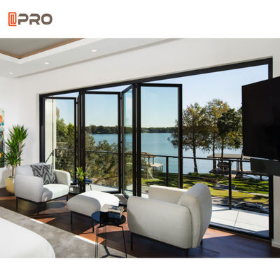 APRO Customized Waterproof Exterior Aluminum Accordion Doors Glass ...