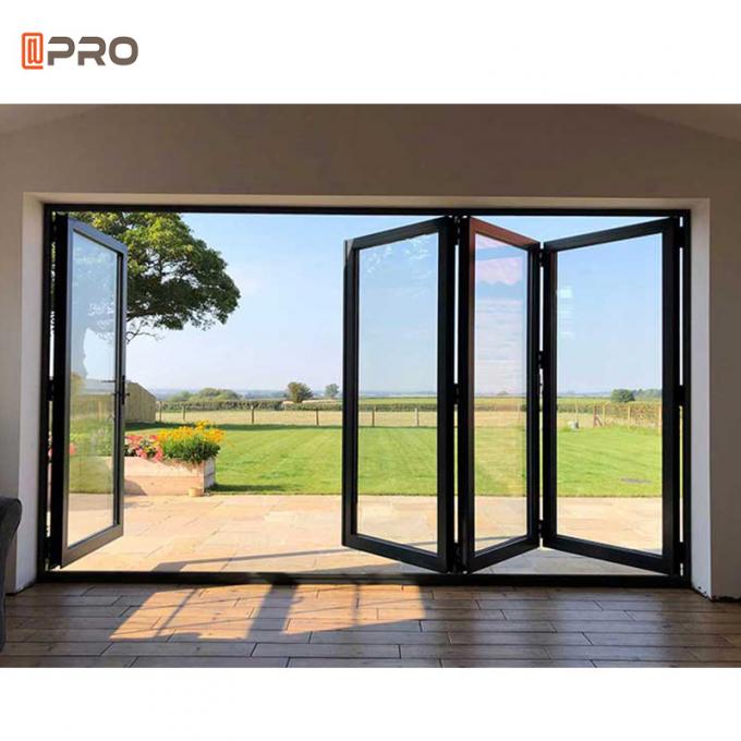 Powder Coating Aluminum Bifold Doors heat preservation