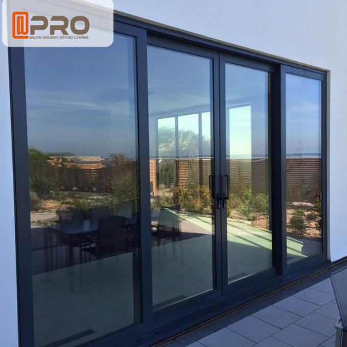 Air Proof Aluminium Sliding Patio Doors , Horizontal Sliding Glass